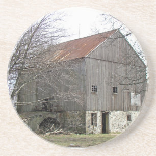 Posavasos De Arenisca Old Pennsylvania Bank Barn