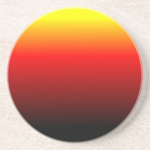 Posavasos De Arenisca Ombre Sunset