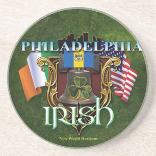 Posavasos De Arenisca Orgullo del irlandés de Philadelphia