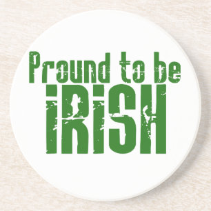 Posavasos De Arenisca Orgulloso de ser irlandés
