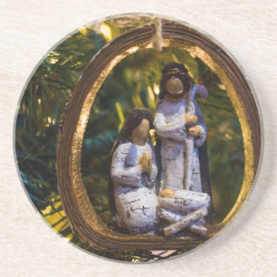 Posavasos De Arenisca Ornamento de la Natividad