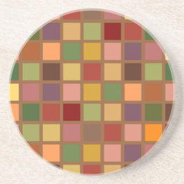 Posavasos De Arenisca Otoño cuadrado