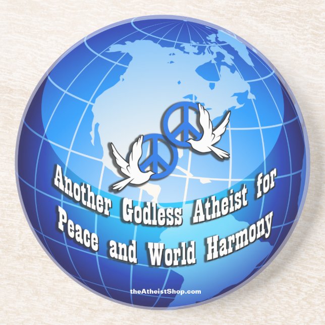 Posavasos De Arenisca Otro práctico de costa ateo ateo (Frente)