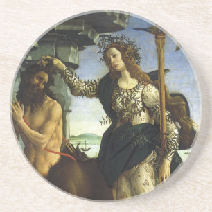 Posavasos De Arenisca Pallas y el Centauro de Sandro Botticelli