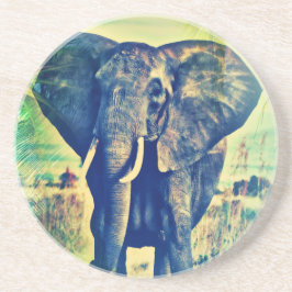 Posavasos De Arenisca Palmas elefantes