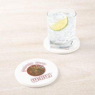 Posavasos De Arenisca Panang Thai Curry ... Comida callejera en Tailandi