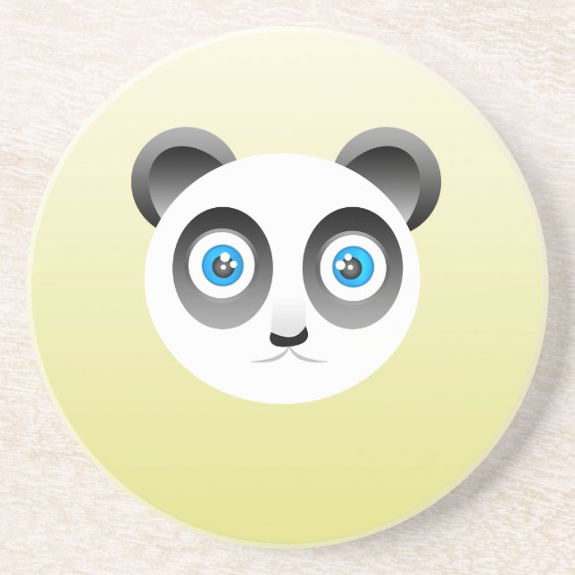 Posavasos De Arenisca Panda Coaster (Frente)