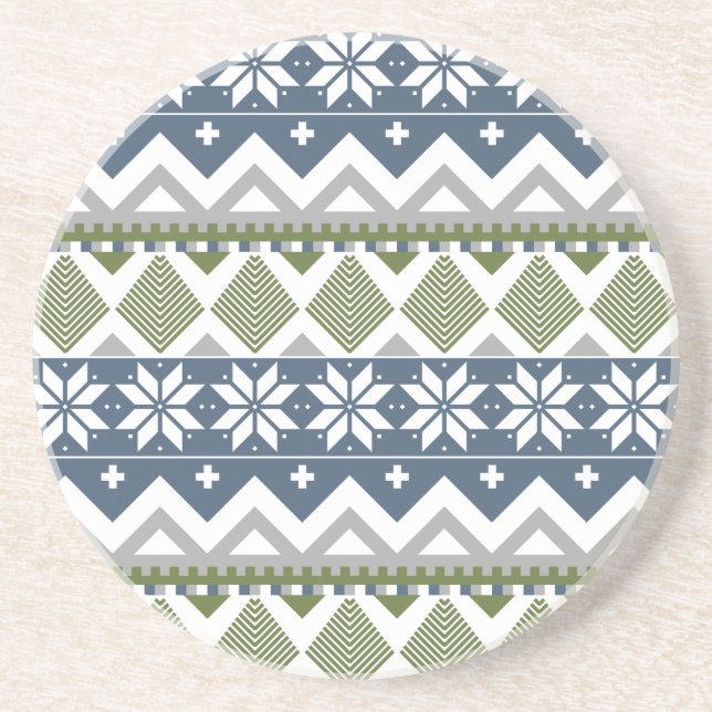 Posavasos de arenisca para suéter de invierno (Frente)