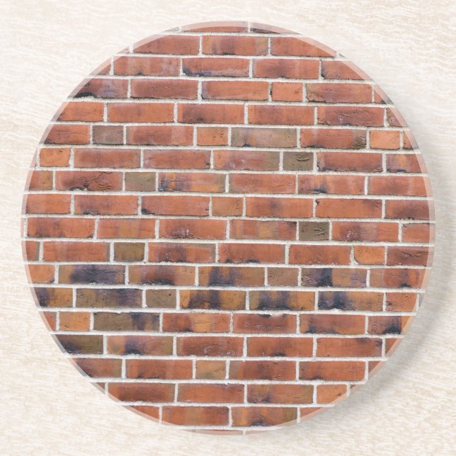 Posavasos De Arenisca Pared de ladrillo con juntas (Frente)
