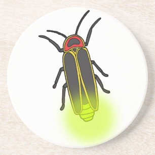 Posavasos De Arenisca paro relámpago iluminado