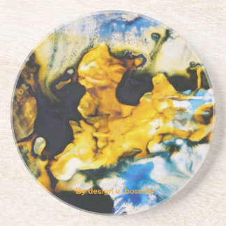 Posavasos De Arenisca Parte inferior - de - vidrio entinta