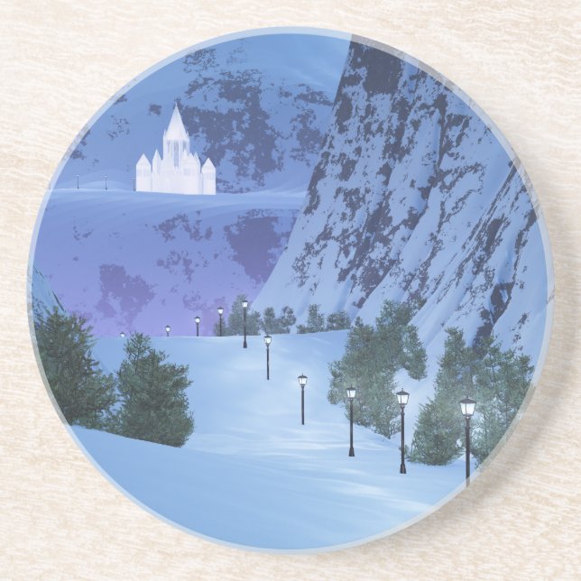 Posavasos De Arenisca Pasaje de Luz Coaster (Frente)