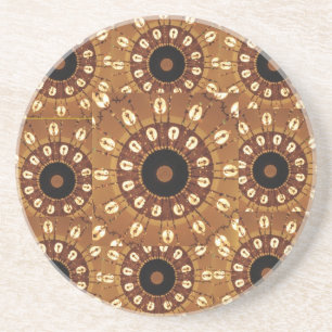 Posavasos De Arenisca Pascua de "abstracto de la lámpara"