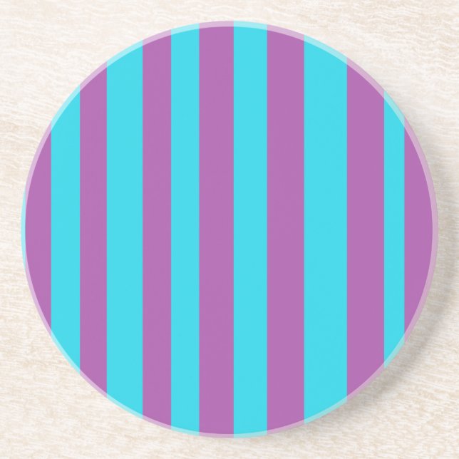 Posavasos De Arenisca Pascua de barras moradas (Frente)