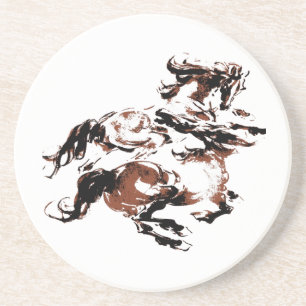 Posavasos De Arenisca Pascua de caballos salvajes
