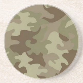 Posavasos De Arenisca Pascua de camuflaje