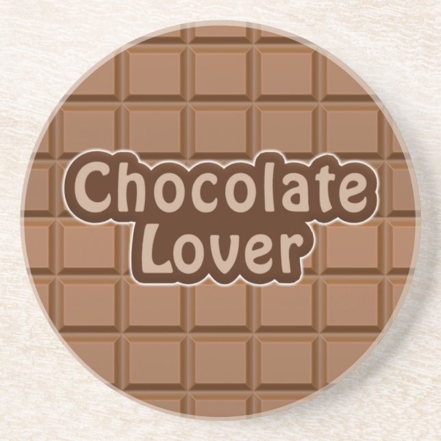 Posavasos De Arenisca Pascua de Chocolate Lover (Frente)