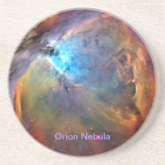 Posavasos De Arenisca Pascua de galaxia para el espacio nebuloso de Orio