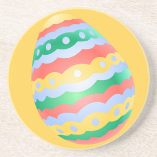 Posavasos De Arenisca Pascua de Huevos de Pascua con decoraciones de Hue
