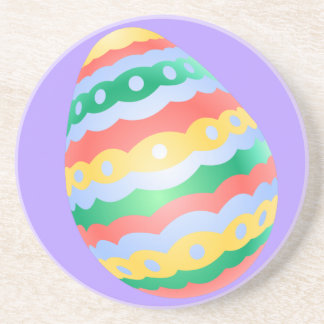 Posavasos De Arenisca Pascua de Huevos de Pascua con decoraciones de Hue