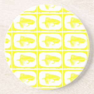 Posavasos De Arenisca Pascua de patrón de vuelo "Amarillo Matuka".