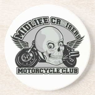 Posavasos De Arenisca Pascua de personalizado de Midlife Cruisers MC