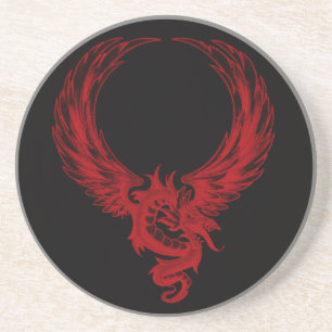Posavasos De Arenisca Pascua de Red Dragon Ryuu