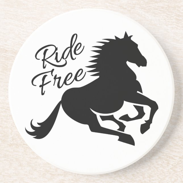 Posavasos De Arenisca Pascua libre de personalizado (Frente)