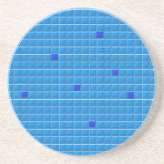 Posavasos De Arenisca Pascua - Mosaico de la Plaza Azul