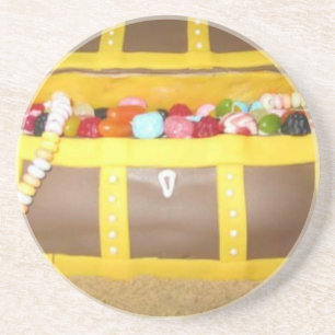Posavasos De Arenisca Pastel de cofre