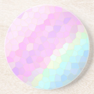 Posavasos De Arenisca Pastel Mosaic