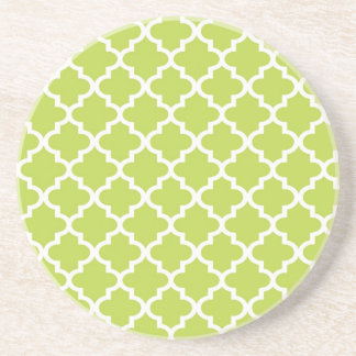 Posavasos De Arenisca Patrón geométrico moderno de azulejos marroquíes d
