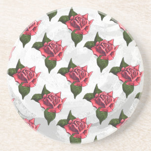 Posavasos De Arenisca patrón Rosa