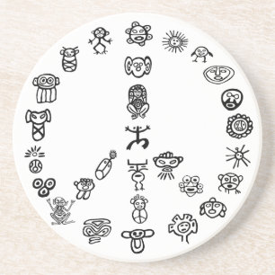 Posavasos De Arenisca Paz de Taino