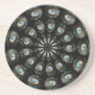 Posavasos De Arenisca Peacock Eye Coaster