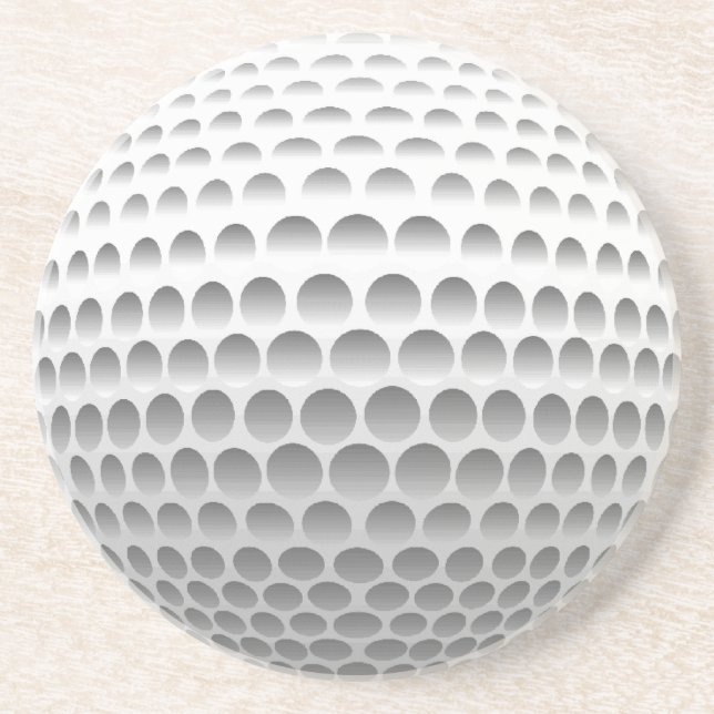 Posavasos De Arenisca pelota de golf! (Frente)