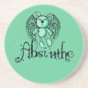 Posavasos De Arenisca PELUCHE NOCIVO - ajenjo la hada verde