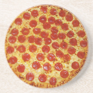 Posavasos De Arenisca Pepperoni Pizza