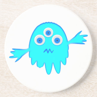 Posavasos De Arenisca Pequeño Monstruo Radiactivo