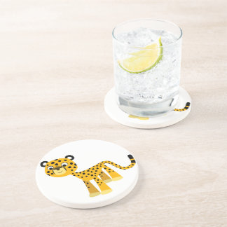 Posavasos De Arenisca Personalizado Feliz