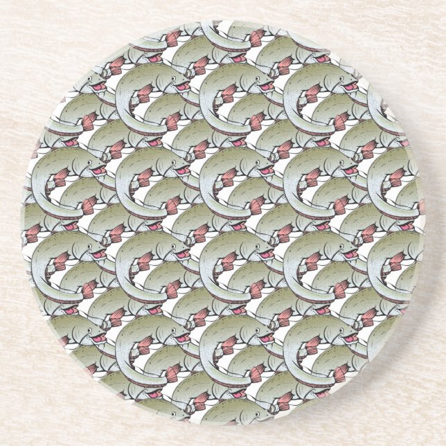 Posavasos De Arenisca Pescado (Frente)
