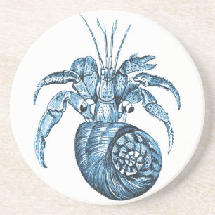 Posavasos De Arenisca Pesque los regalos náuticos costeros del azul del