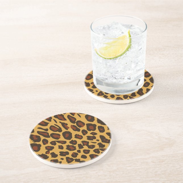 Posavasos De Arenisca Piel de leopardo (Lado)