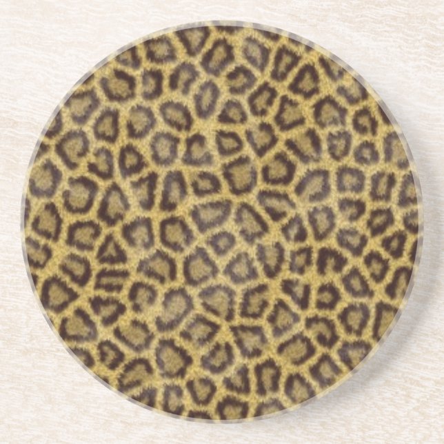Posavasos De Arenisca Piel del leopardo (Frente)