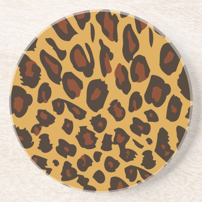 Posavasos De Arenisca Piel leopardo (Frente)