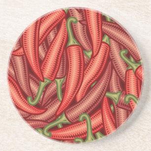Posavasos De Arenisca Pimientos de chile