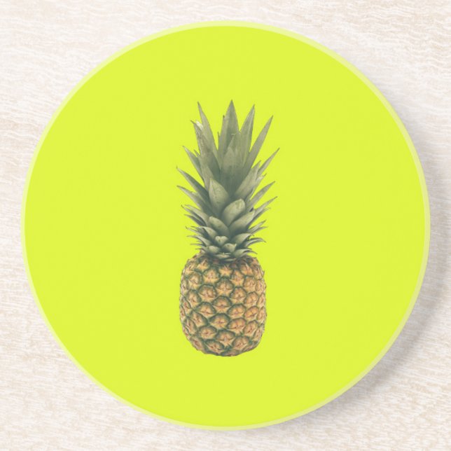 Posavasos De Arenisca Pineapple dulce (Frente)
