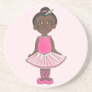 Posavasos De Arenisca Pink Ballet Tutu Costume Ballerina Dance Recital