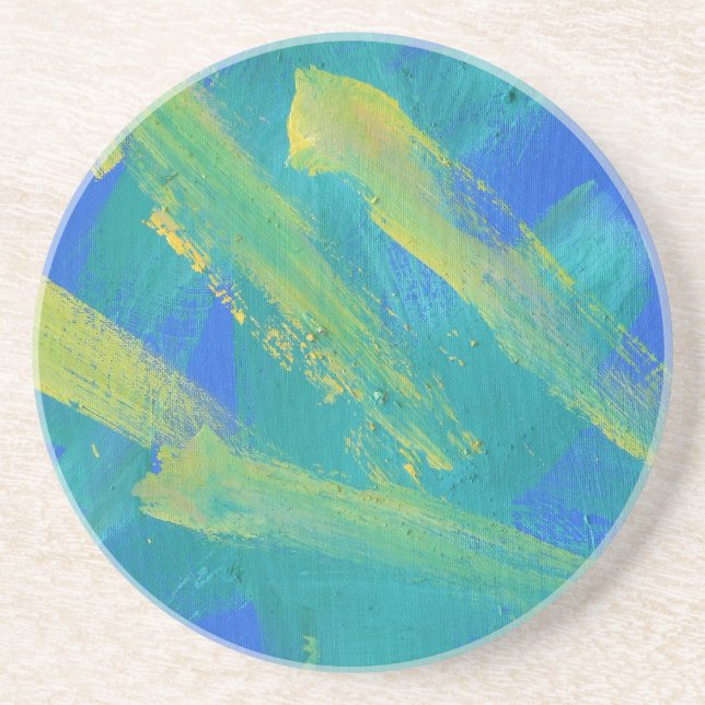 Posavasos De Arenisca Pintar 73 deseos sobre una estrella (Frente)