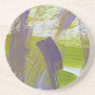 Posavasos De Arenisca Pintura abstracta 58 iris